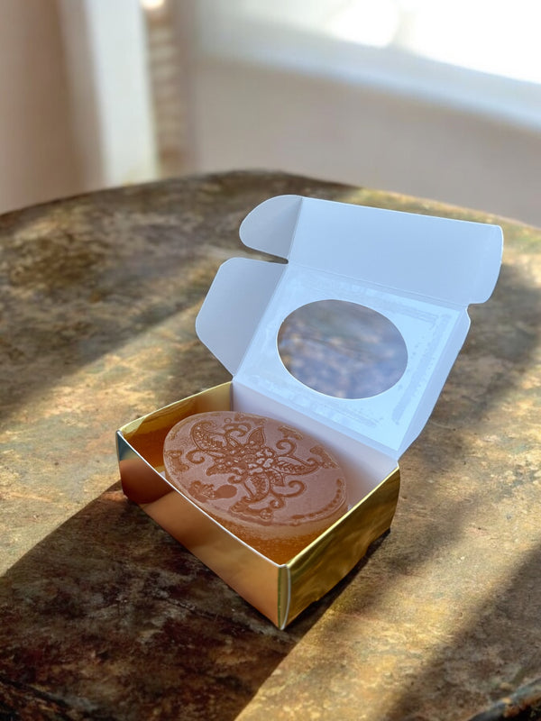 GOLDEN AURA SOAP (Afrikan Black Soap with Palo Santo)